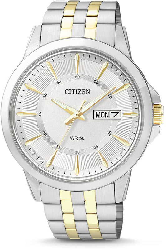 Citizen Elegance BF2018-52AE Uhr • Bicolor Design • Tag-Datum Anzeige