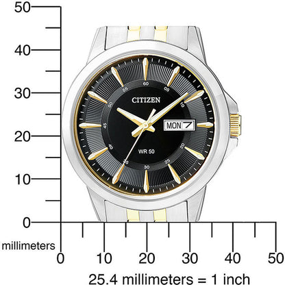 Citizen Elegance BF2018-52EE Uhr • Edles Bicolor-Design • Tag-Datum-Anzeige