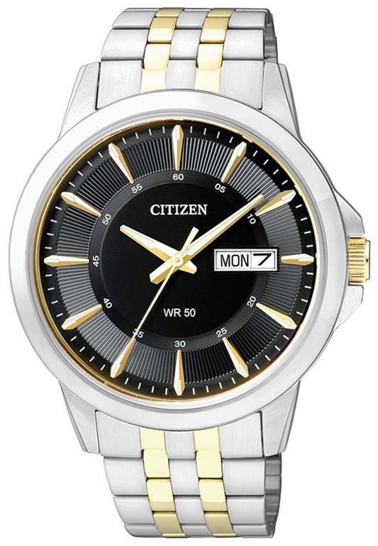 Citizen Elegance BF2018-52EE Uhr • Edles Bicolor-Design • Tag-Datum-Anzeige
