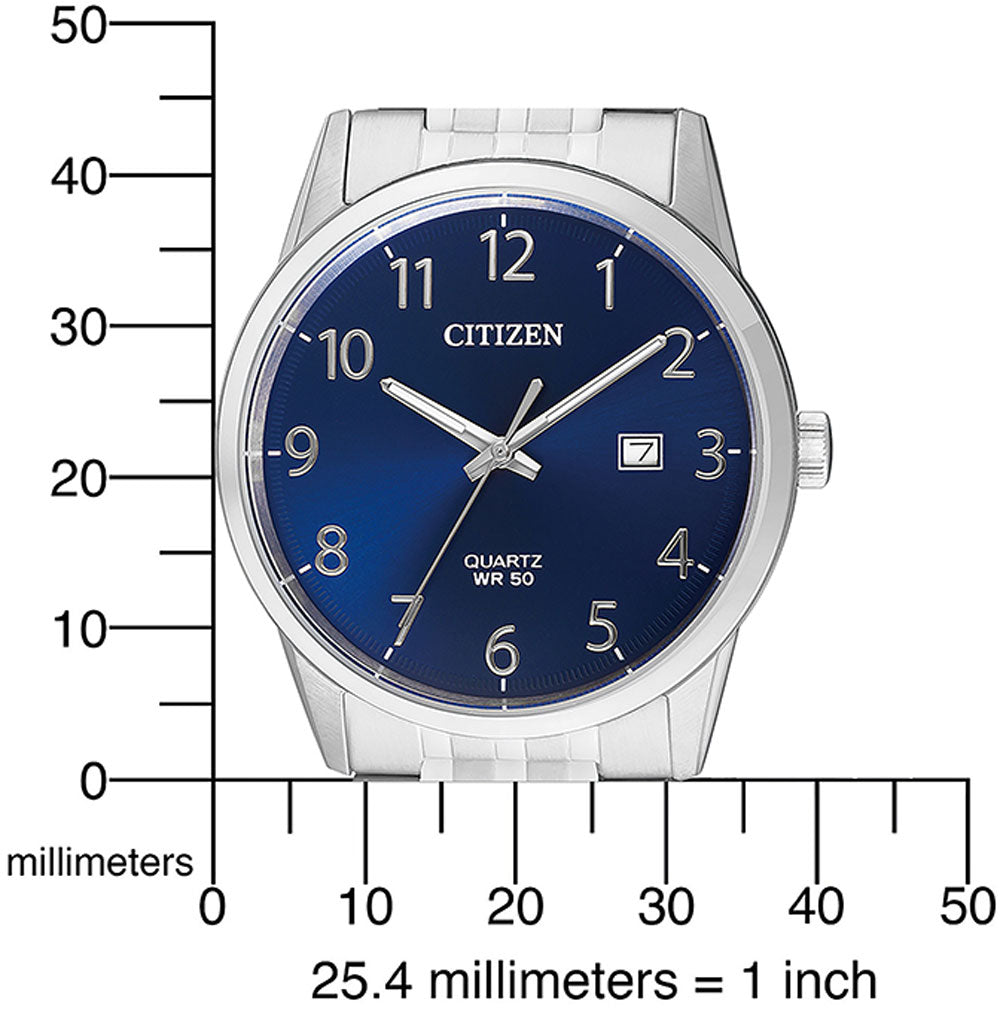 Citizen Classic BI5000-52L Uhr • Blaues Zifferblatt • Edelstahl