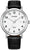 Citizen BI5070-06A Herrenuhr • Weißes Zifferblatt mit Datum • Schwarzes Echtlederarmband