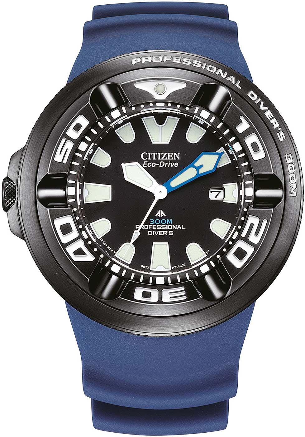 Citizen Promaster BJ8055-04E Herrenuhr • 30bar Professional Diver • Eco-Drive