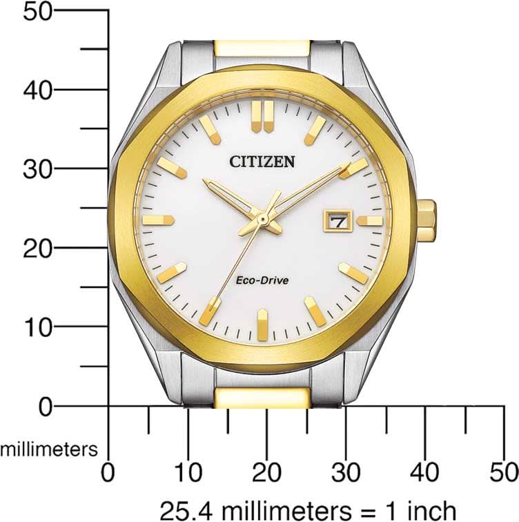 Citizen Eco-Drive BM7624-82A Herrenuhr • Solar-Antrieb • Saphirglas