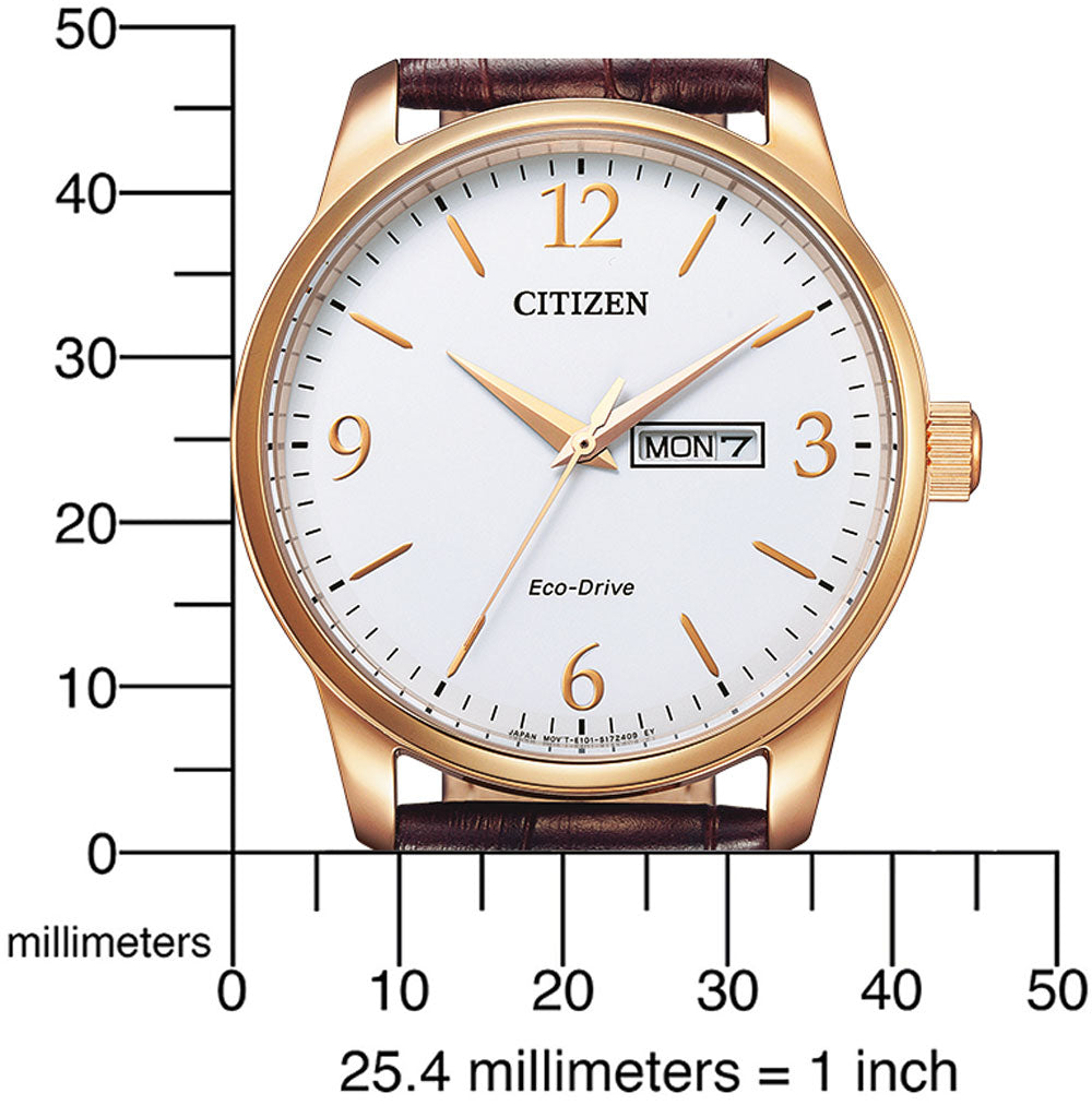 Citizen Eco-Drive BM8553-16AE Uhr • Solarantrieb • Lederarmband