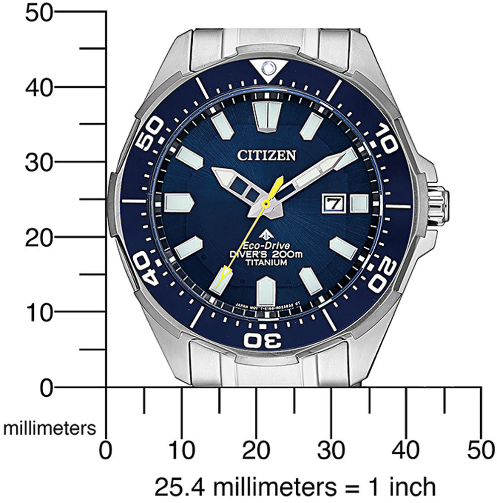 Citizen Promaster Marine BN0201-88L Uhr • Super Titanium • Eco-Drive