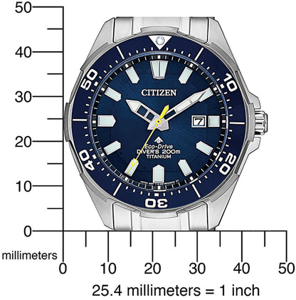 Citizen Promaster Marine BN0201-88L Uhr • Super Titanium • Eco-Drive