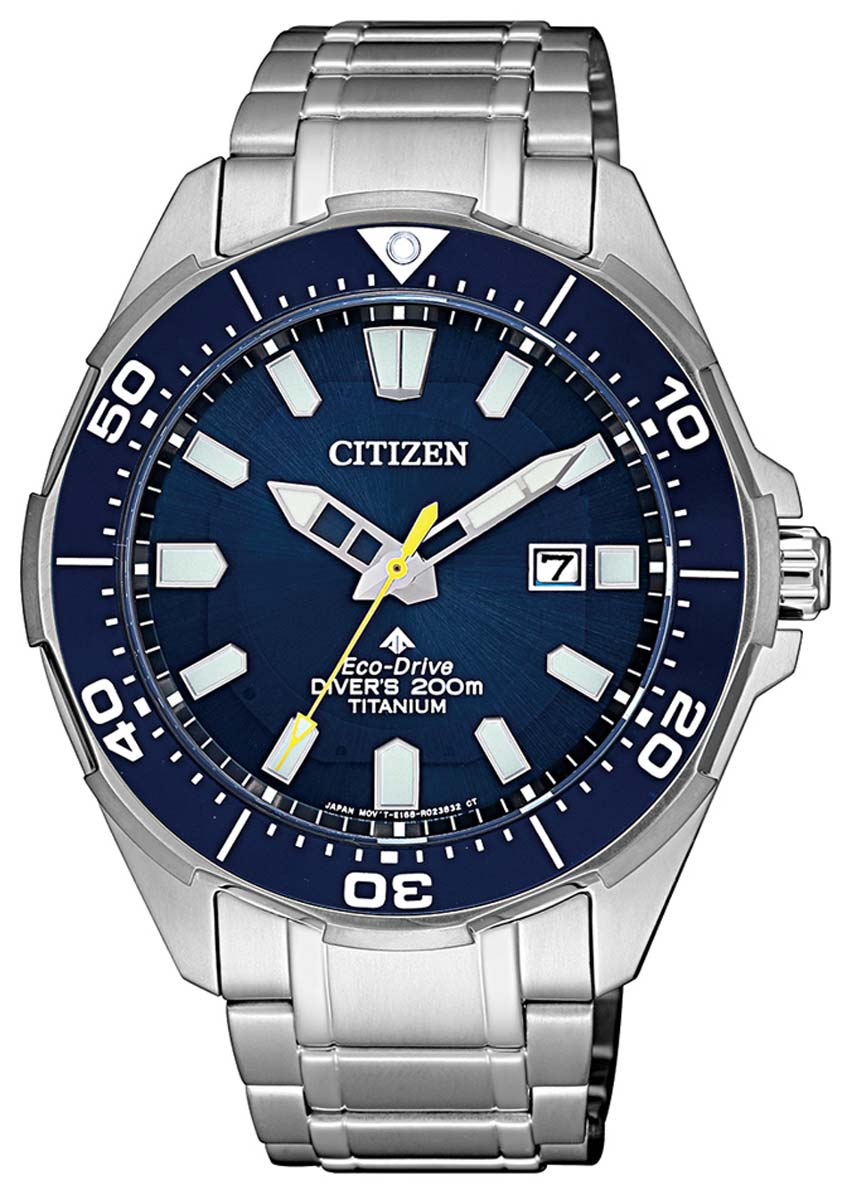 Citizen Promaster Marine BN0201-88L Uhr • Super Titanium • Eco-Drive