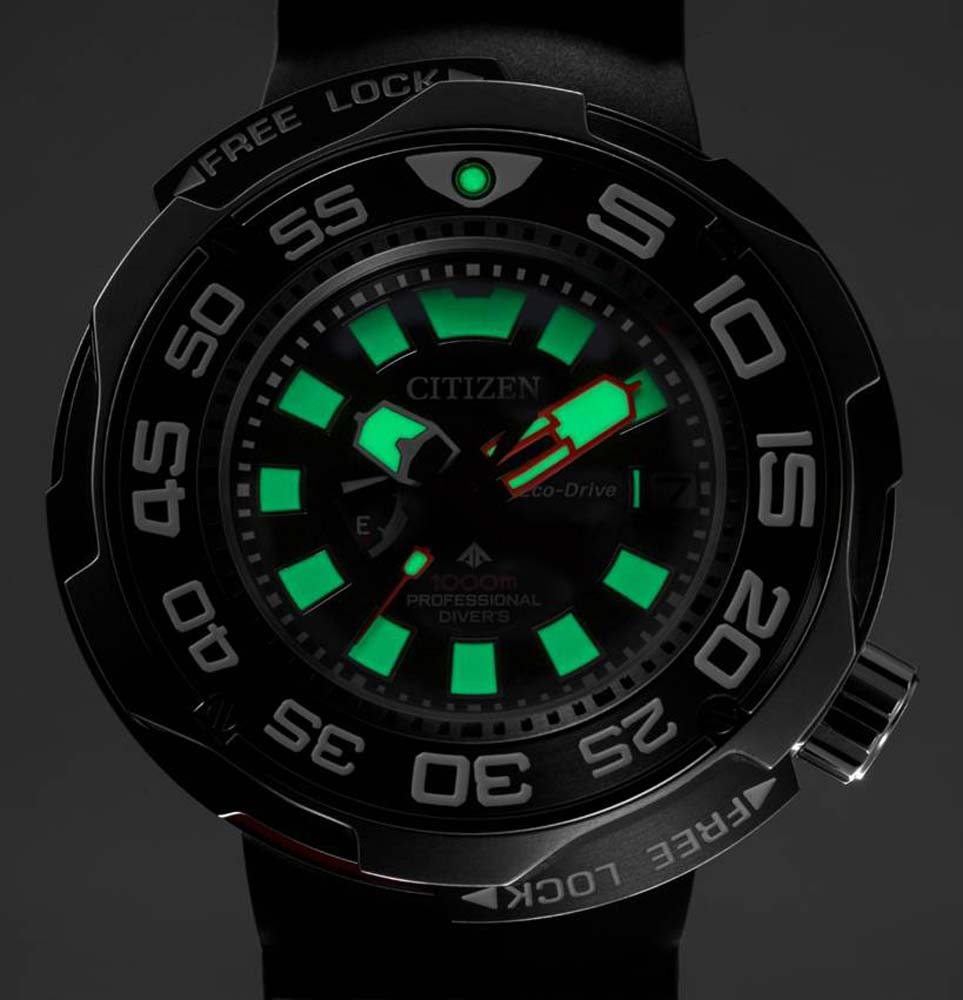 Citizen Promaster Marine BN7020-09E Uhr • 1000m Wasserdicht • Eco-Drive Super Titanium