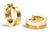 BOCCIA Creolen, goldfarben, runde Ringform