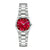 Bulova Super Seville 96L354 Damklocka Röd • Safirglas • Lysande Urtavla
