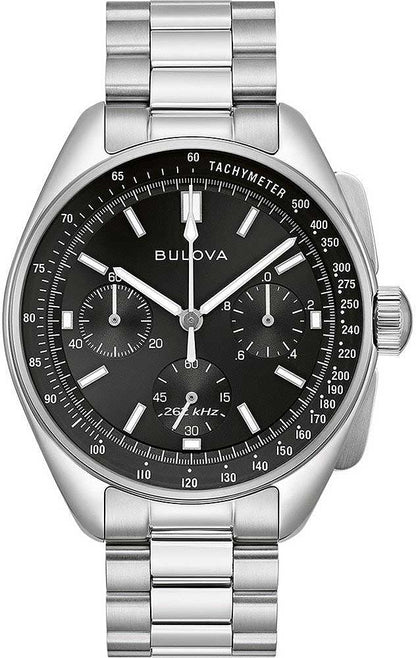 Bulova Lunar Pilot 96K111 Herren Uhr • Hochpräzises Quarzwerk • Saphirglas