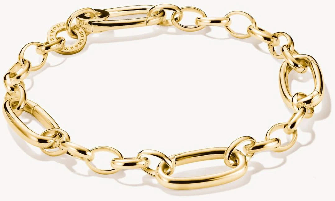 Glieder- Charm-Armband vergoldet - Thomas Sabo Modell: C1203-413-39-L17