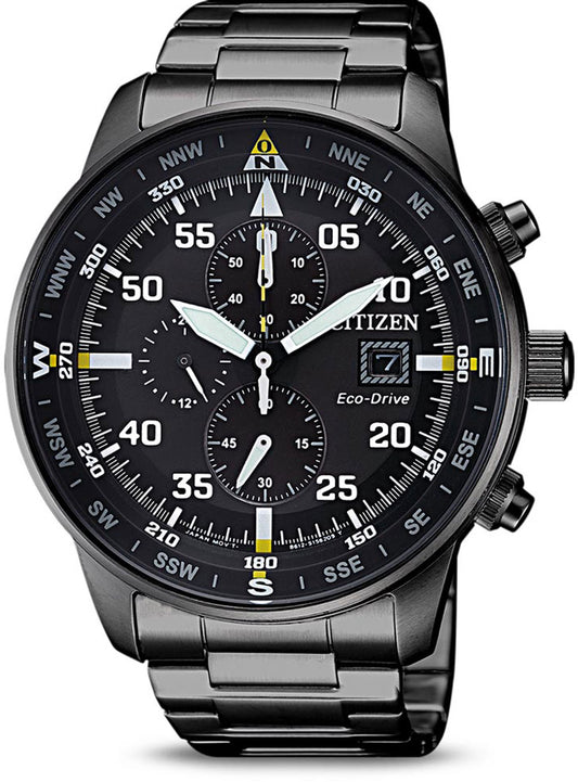 Citizen Eco-Drive Chronograph CA0695-84E Uhr • Solar-Antrieb • 10 Bar