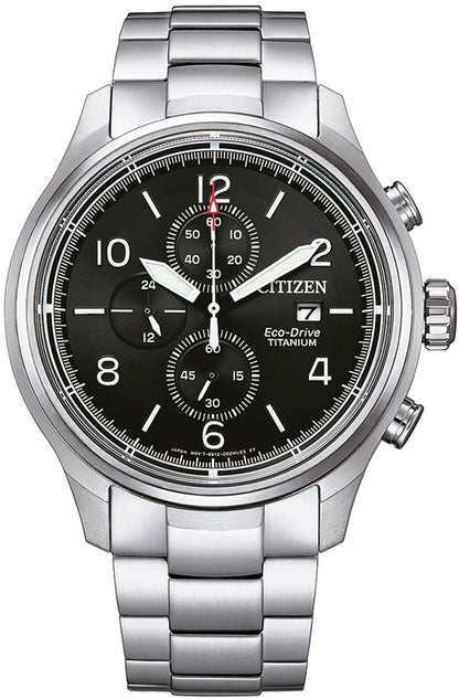 Citizen Super Titanium CA0810-88E Uhr • Eco-Drive Solar • Leichtes Titan