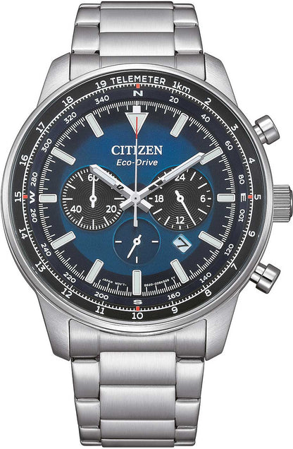 Citizen CA4500-91L Herrenuhr • Eco-Drive Lichtantrieb • Präziser Chronograph
