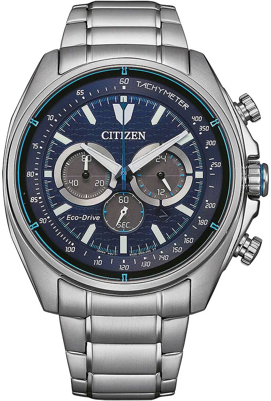 Citizen CA4560-81L Herrenuhr • Eco-Drive Lichtantrieb • Präziser Chronograph