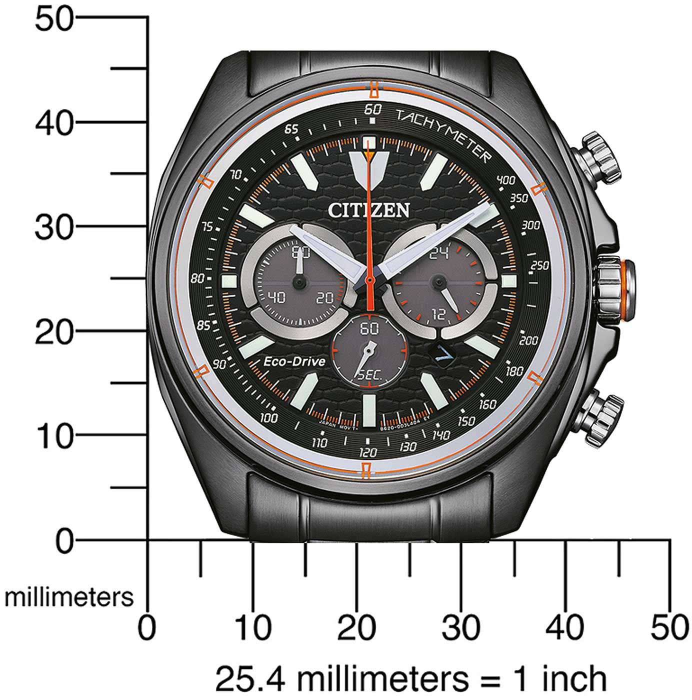 Citizen Eco-Drive Chronograph CA4567-82H Uhr • Eco-Drive Solarantrieb • 10 Bar Wasserdicht
