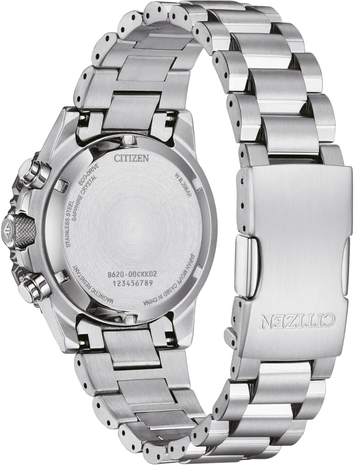 Citizen Eco-Drive CA4664-60W Uhr • Solar-Antrieb • Chronograph