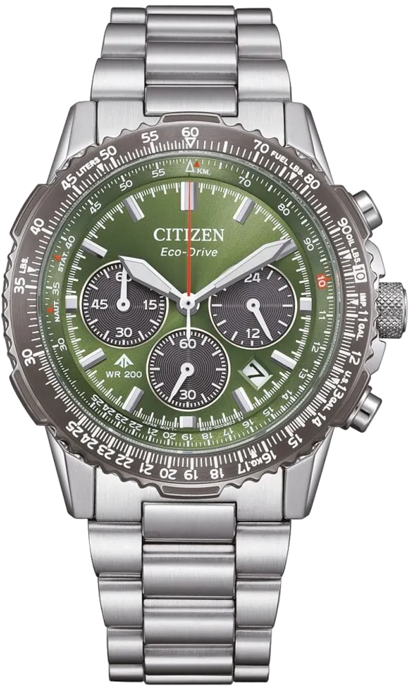 Citizen Eco-Drive CA4664-60W Uhr • Solar-Antrieb • Chronograph