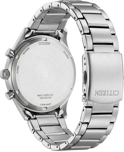 Citizen CA7028-81L Uhr • Edelstahl Gliederband • Faltschließe