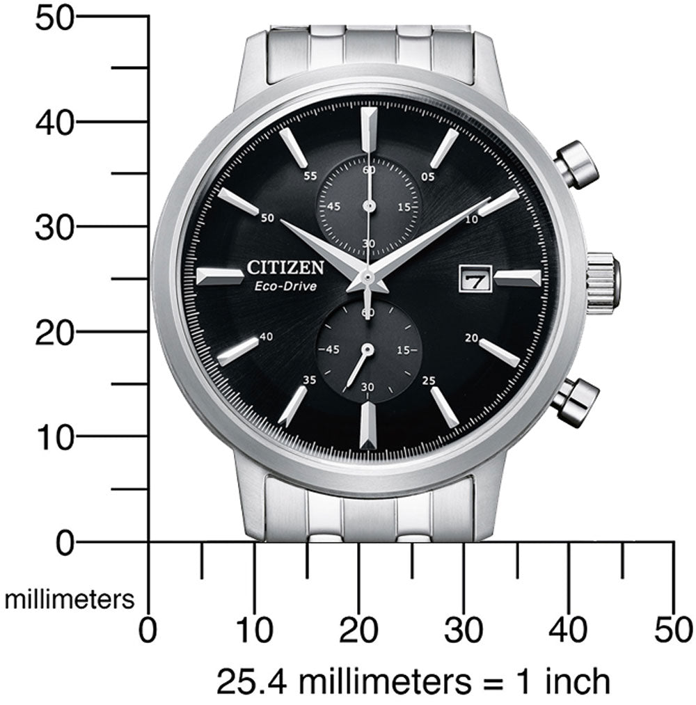 Citizen Eco-Drive CA7060-88E Uhr • Solar Antrieb • Elegantes Mesh-Band