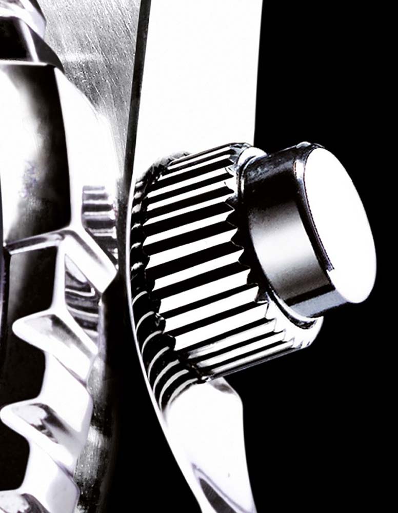 Chris Benz DEPTHMETER Chronograph 300M CB-C300-G-KBG Herren Uhr • 300m Hai-Proof • Saphirglas