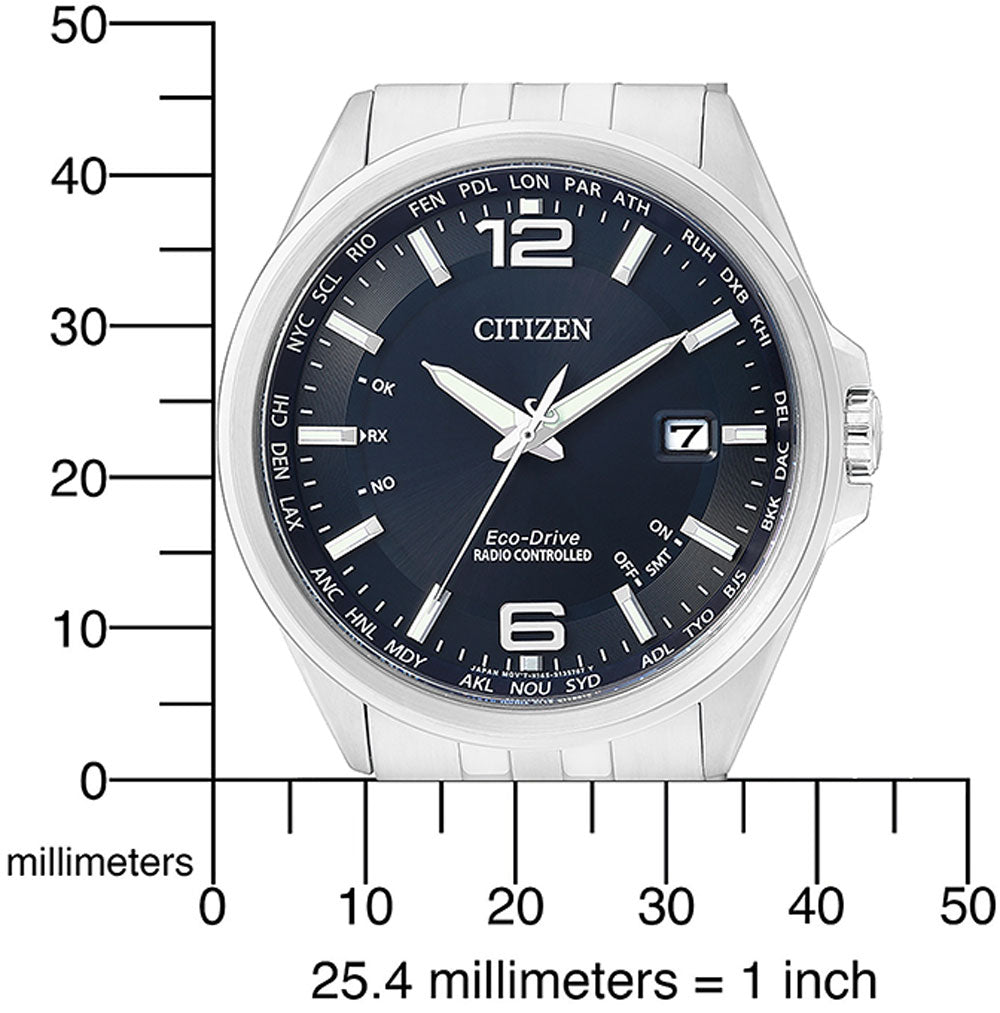 Citizen CB0010-88L Herrenuhr • Eco-Drive Funkempfang • Saphirglas