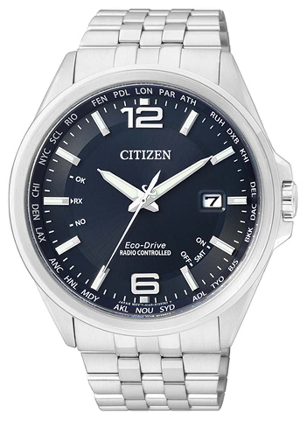 Citizen CB0010-88L Herrenuhr • Eco-Drive Funkempfang • Saphirglas