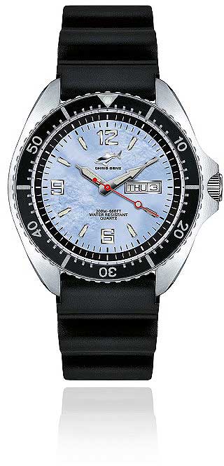 Chris Benz ONE MAN 200M CBO-H-KB-SW Herren Uhr • Quarz Uhrwerk • Saphirglas