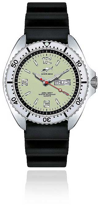 Chris Benz One CBO-N-KB-SI Herren Uhr • Hai-geprüft • Saphirglas