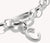 Thomas Sabo Charm-Anhänger Buchstabe C, Detail der Öse und Kettenglieder, silbern