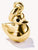 Thomas Sabo Charm-Anhänger, Ente aus Silber vergoldet