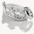 Charm-Anhänger, Krone mit weißen Edelsteinen, aus Silber - Thomas Sabo Modell: CC1247-051-14