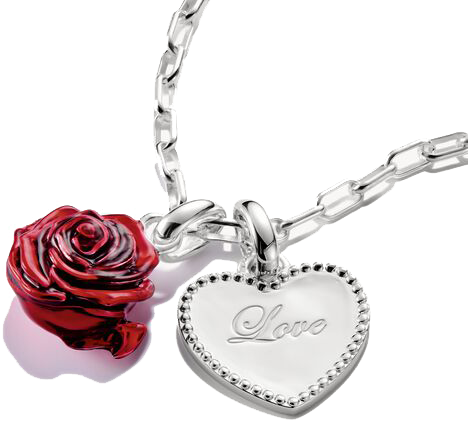 Thomas Sabo Charm-Anhänger, Love-Herz, aus Silber