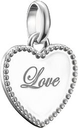 Thomas Sabo Charm-Anhänger, Love-Herz, aus Silber