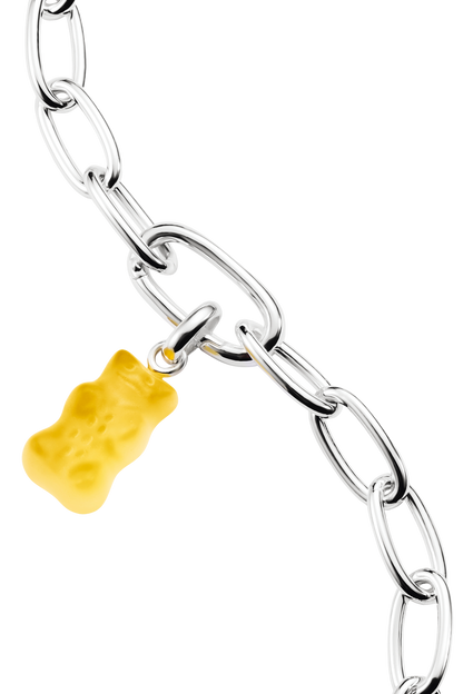 Charm-Anhänger, Goldbär aus Glas, gelb, aus Silber - Thomas Sabo Modell: CC1275-017-4