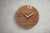 huamet Wanduhr 30x30x3,7 cm Holz • Hochwertiges Walnussholz • Handgefertigt in Südtirol