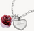 Charm-Anhänger, Rosenblüte, Rot, aus Silber und Kaltemail - Thomas Sabo Modell: CC1263-007-10