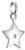 Charm Pendant, Star with White Gemstone, in Silver - Thomas Sabo Model: CC1238-051-14