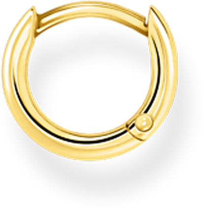 Einzel Kreole Klassisch - 750 Gelbgold Vergoldung