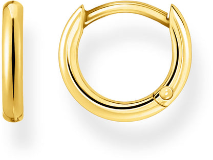 Einzel Kreole Klassisch - 750 Gelbgold Vergoldung