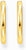 Goldfarbene, klassische Kreolen, mit abgerundeter, etwas breiterer Form - Thomas Sabo Modell: CR745-001-21