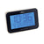 Digitaler Funk-Wecker mit LCD, schwarzem Gehäuse und goldfarbener Umrandung, Atlanta