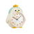 Kinderwecker Atlanta KIKERIKI mit Pinguin-Design, cremefarbenem Gehäuse und Ziffernblatt