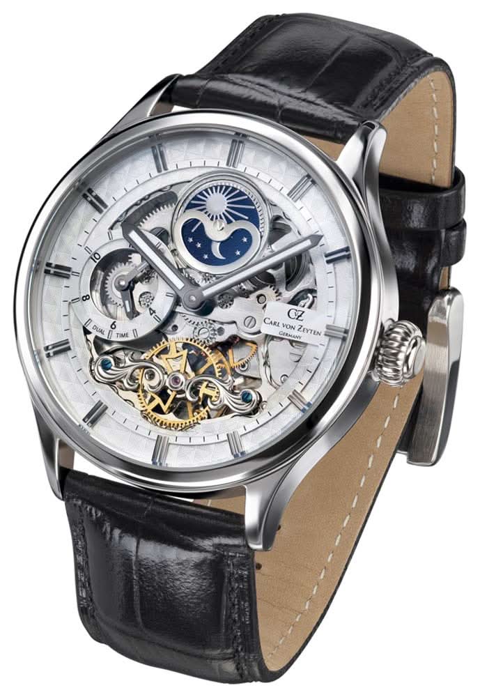 Carl von Zeyten Neustadt CVZ0008WHS Herren Uhr • Automatik • Skelettiert