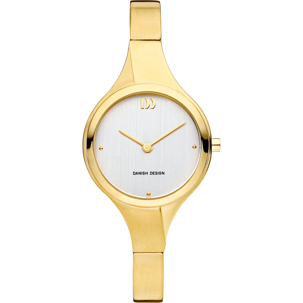 Danish Design IV05Q1186 Damen Armbanduhr Gold • Mineralglas • Edelstahlband