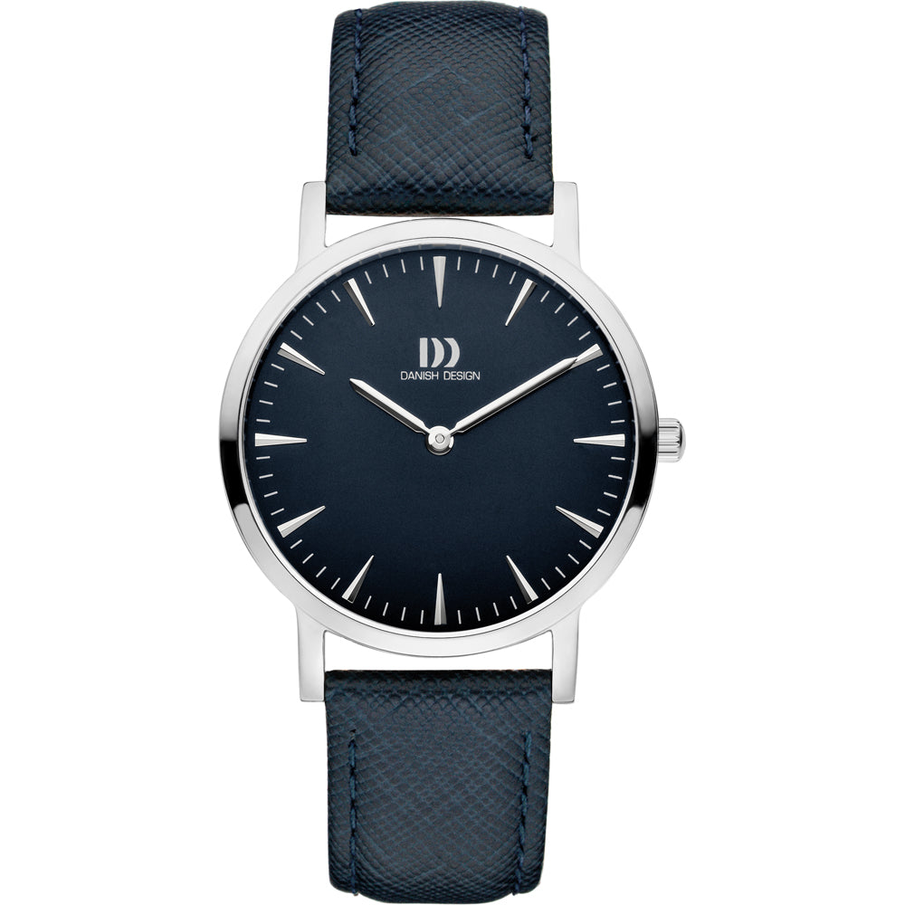 Danish Design London IV22Q1235 Damen Armbanduhr Blau • Mineralglas • Quarzwerk