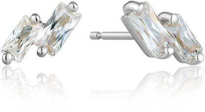 ANIA HAIE E018-07H Double Row Stud Earrings with Stones