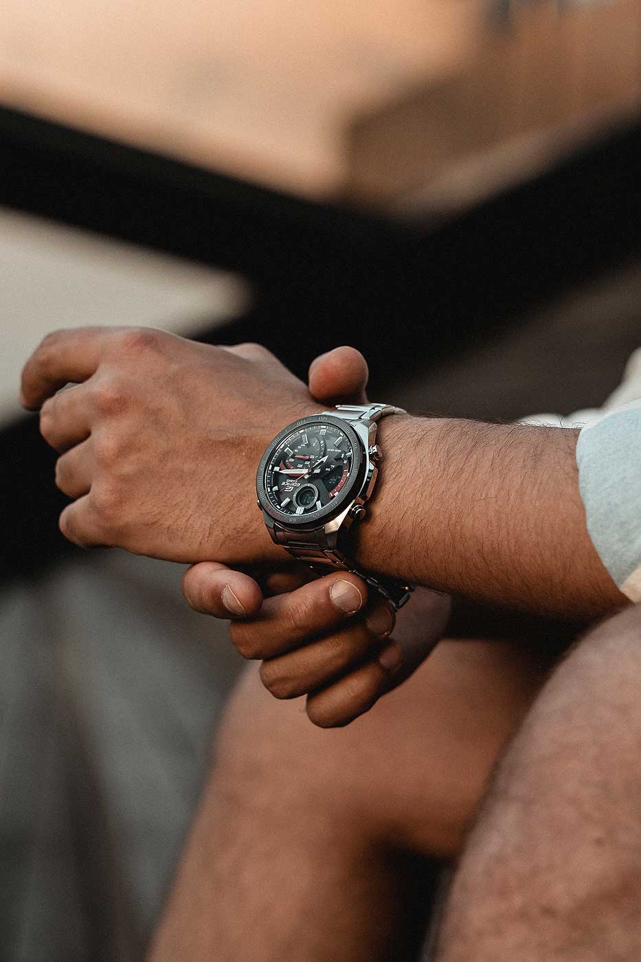 Casio Edifice ECB-900DB-1AER Herren Uhr • Solar-Antrieb • Bluetooth®-Verbindung