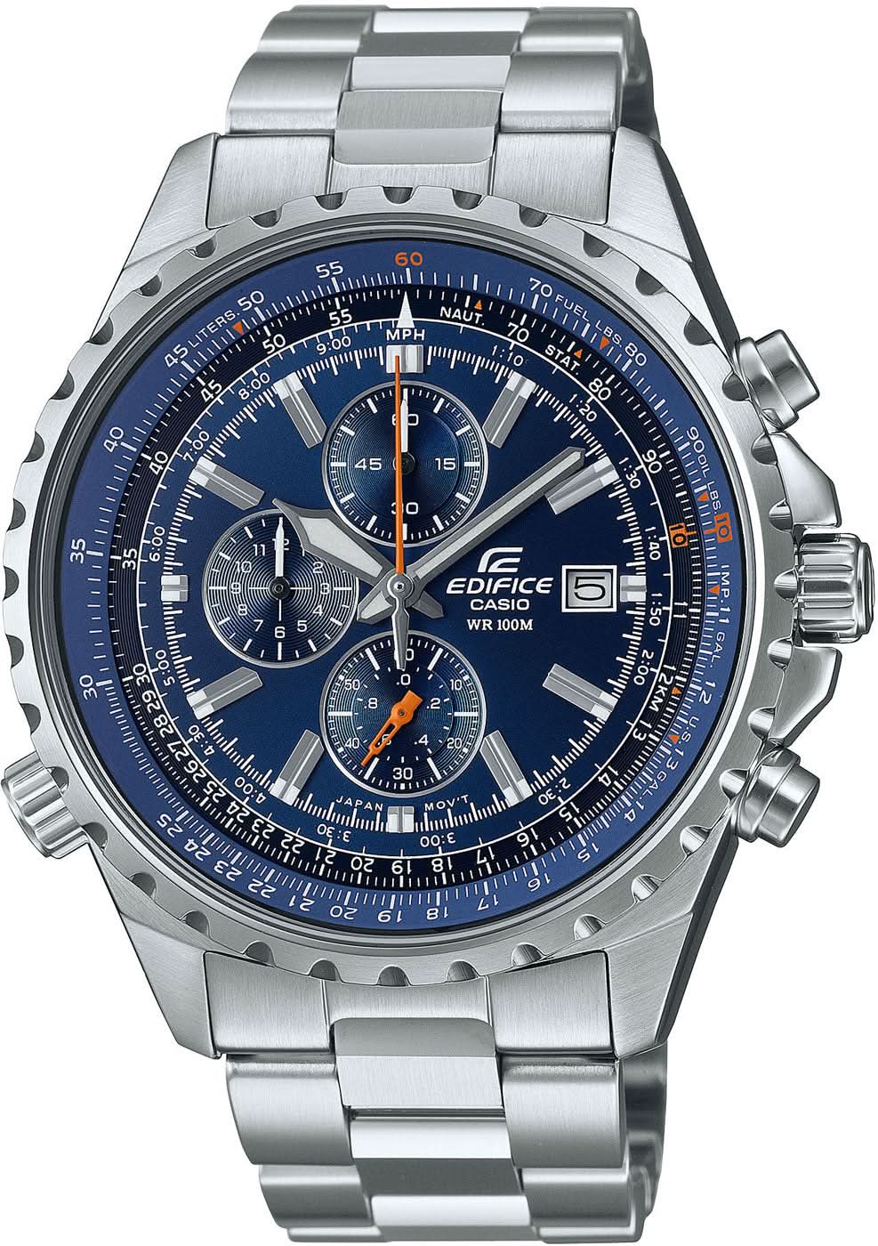 Casio Edifice EF-527D-2AVUEF Herrenuhr • Chronograph • Drehlünette